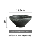 Japanese Style Ceramic Bowl Household Large Ramen Creative Tableware - Grand Goldman