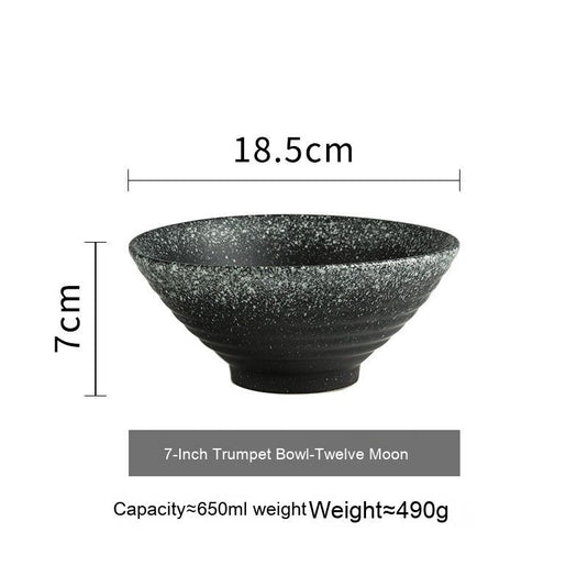 Japanese Style Ceramic Bowl Household Large Ramen Creative Tableware - Grand Goldman