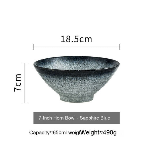 Japanese Style Ceramic Bowl Household Large Ramen Creative Tableware - Grand Goldman