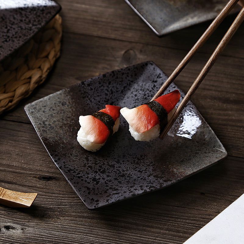 Japanese Style Home Creative Ceramic Nine Compartments Square Plate Tableware - Grand Goldman