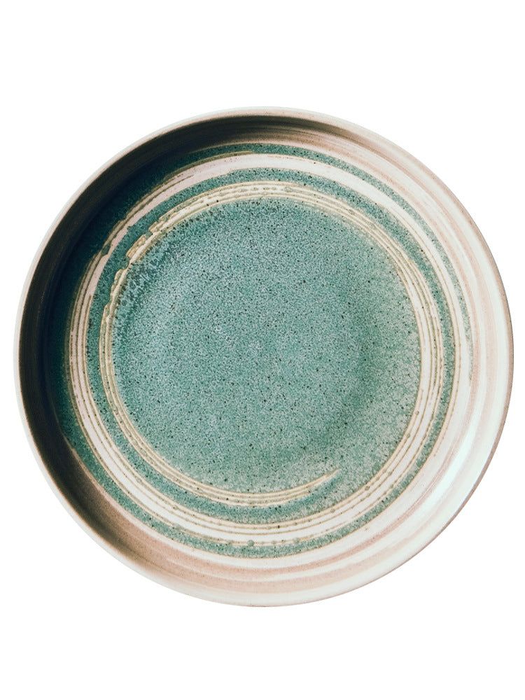 Japanese Style Porcelain Dinner Plate Light Plate Dish Barbecue Tableware - Grand Goldman