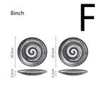 Japanese Style Tableware Household Ceramic Plates - Grand Goldman