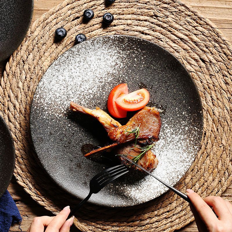 Japanese Style Tableware Household Ceramic Plates - Grand Goldman