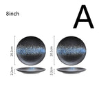 Japanese Style Tableware Household Ceramic Plates - Grand Goldman