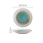 Japanese Tableware Household Ceramic Creative Steak Plate - Grand Goldman