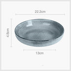 Japanese ceramic dish plate household light luxury - Grand Goldman