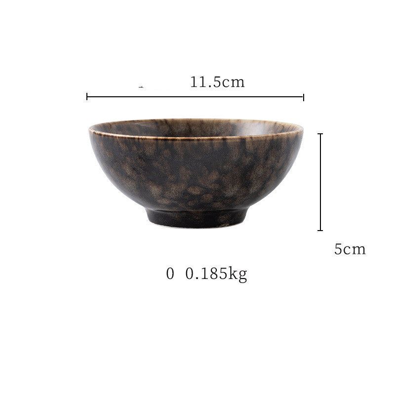 Japanese ceramic tableware household rice bowl - Grand Goldman