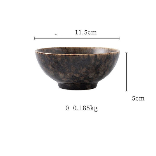 Japanese ceramic tableware household rice bowl - Grand Goldman