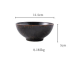 Japanese ceramic tableware household rice bowl - Grand Goldman