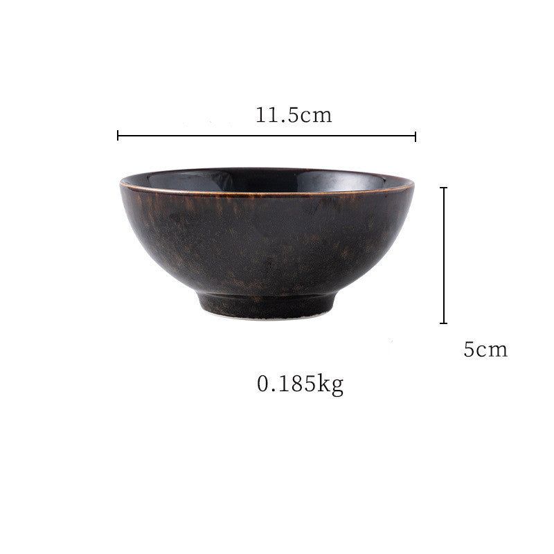 Japanese ceramic tableware household rice bowl - Grand Goldman