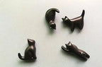 Japanese healing 3D Abstract Small Black Cat magnets Cute Animal Resin Refrigerator Magnet Magnetic Stickers for Home Decoration - Grand Goldman