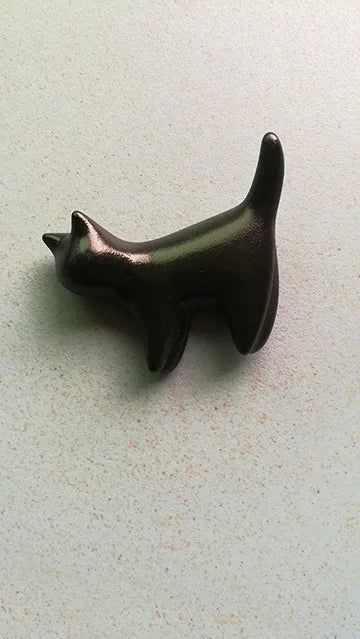 Japanese healing 3D Abstract Small Black Cat magnets Cute Animal Resin Refrigerator Magnet Magnetic Stickers for Home Decoration - Grand Goldman