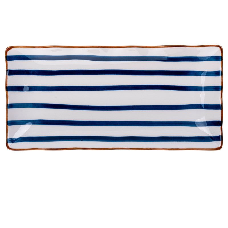 Japanese-style Dinner Plate, Household Ceramic Plate, Breakfast Plate, Tableware, Fish Plate, Sushi Plate - Grand Goldman