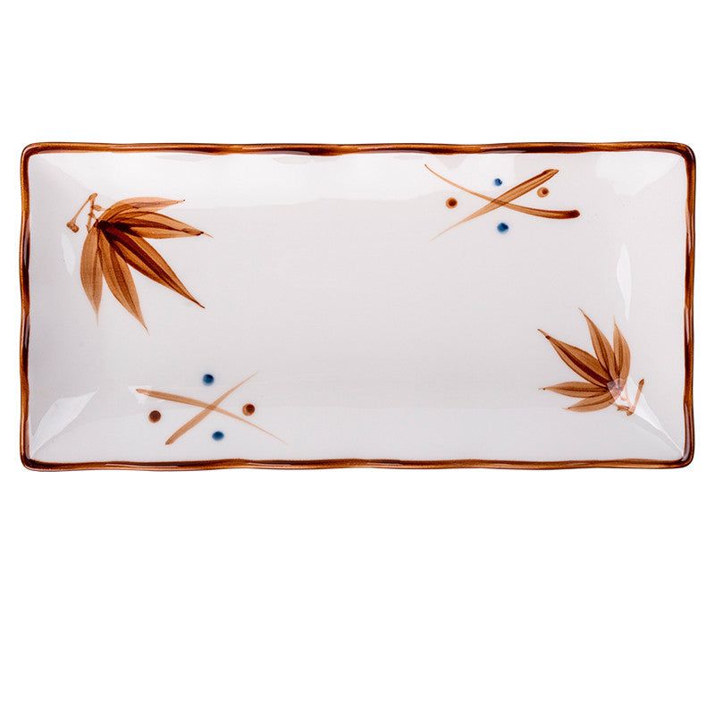 Japanese-style Dinner Plate, Household Ceramic Plate, Breakfast Plate, Tableware, Fish Plate, Sushi Plate - Grand Goldman