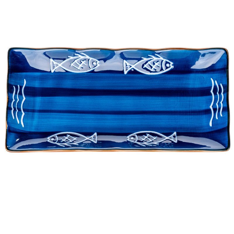 Japanese-style Dinner Plate, Household Ceramic Plate, Breakfast Plate, Tableware, Fish Plate, Sushi Plate - Grand Goldman