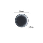 Japanese-style Household Ceramic Dish Net Red Plate - Grand Goldman