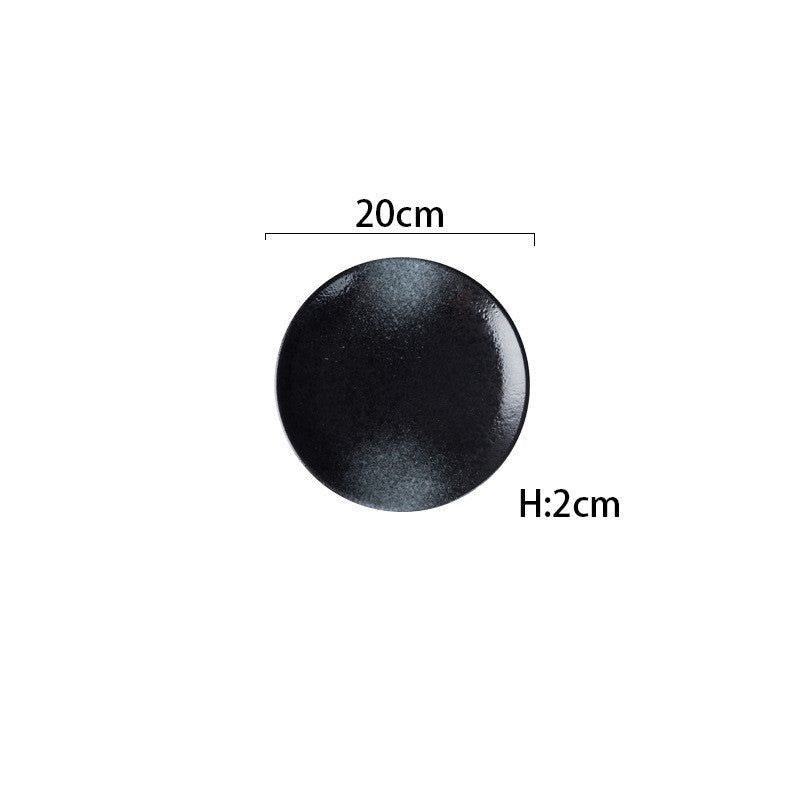 Japanese-style Household Ceramic Dish Net Red Plate - Grand Goldman