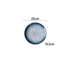 Japanese-style Household Ceramic Dish Net Red Plate - Grand Goldman