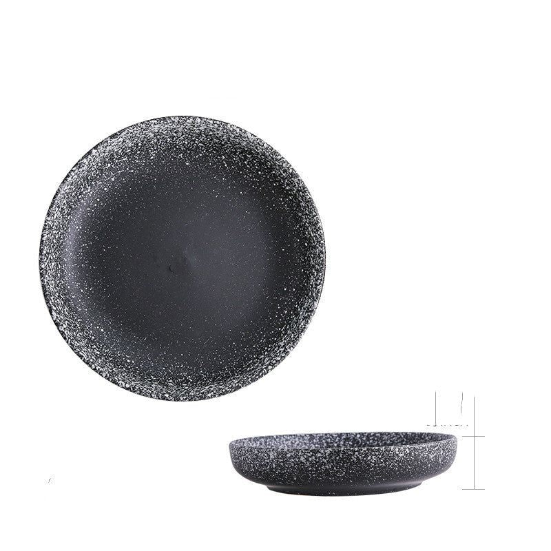 Japanese-style Household Deep Mouth Dish Ceramic Large Soup Plate Creative Round - Grand Goldman