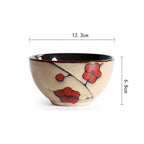 Japanese style flower ceramic household tableware set - Grand Goldman