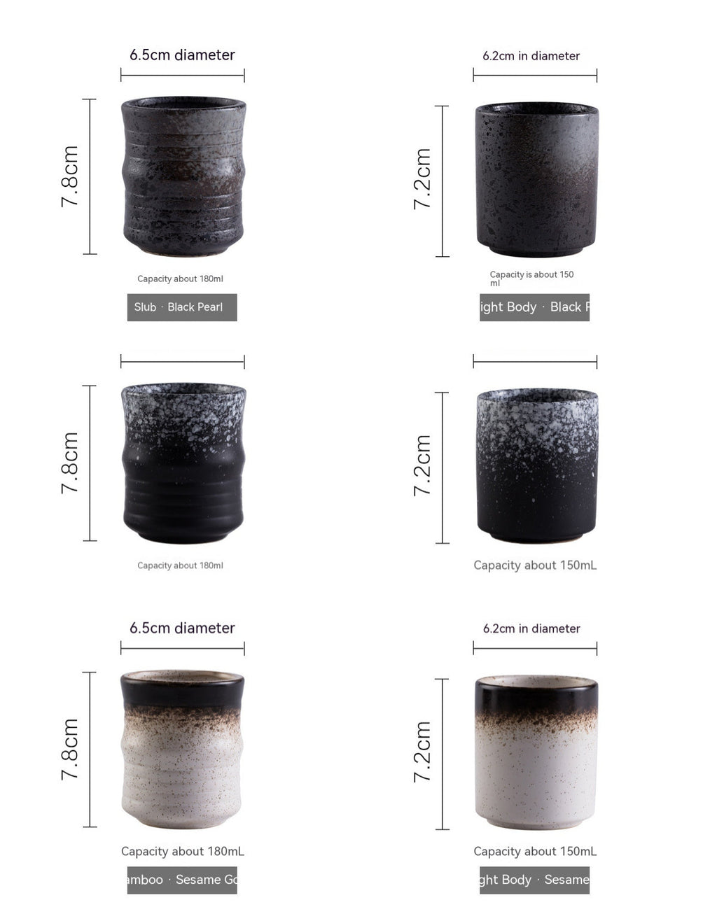 Japanese-style Ceramic Cup And Japanese-style Water Cup - Grand Goldman