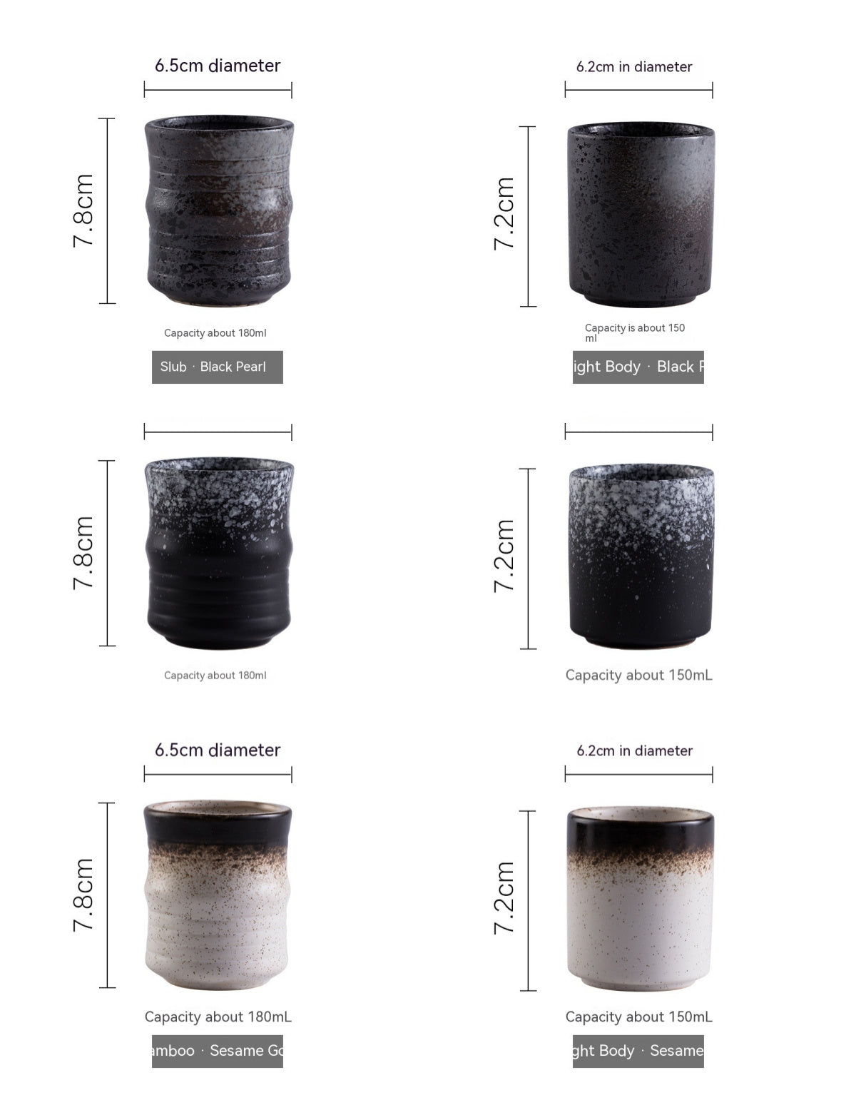 Japanese-style Ceramic Cup And Japanese-style Water Cup - Grand Goldman