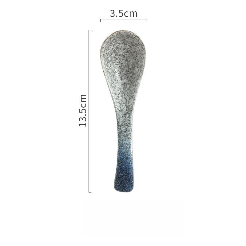 Japanese-style Creative Ceramic Spoon Small Kitchen Restaurant - Grand Goldman