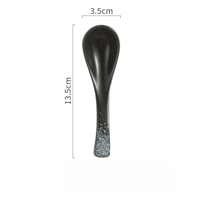 Japanese-style Creative Ceramic Spoon Small Kitchen Restaurant - Grand Goldman