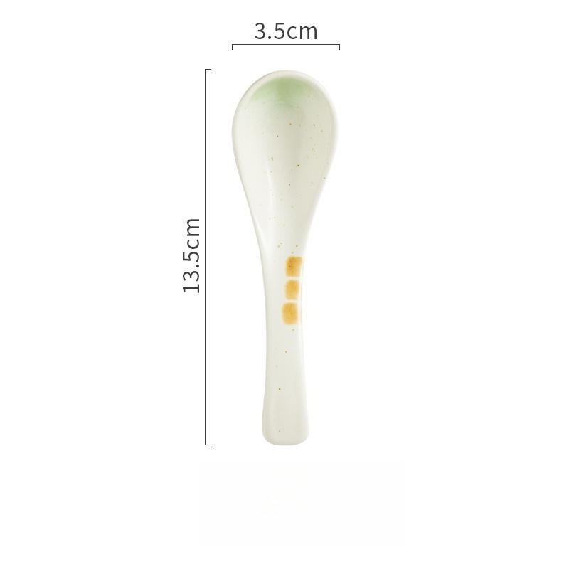 Japanese-style Creative Ceramic Spoon Small Kitchen Restaurant - Grand Goldman