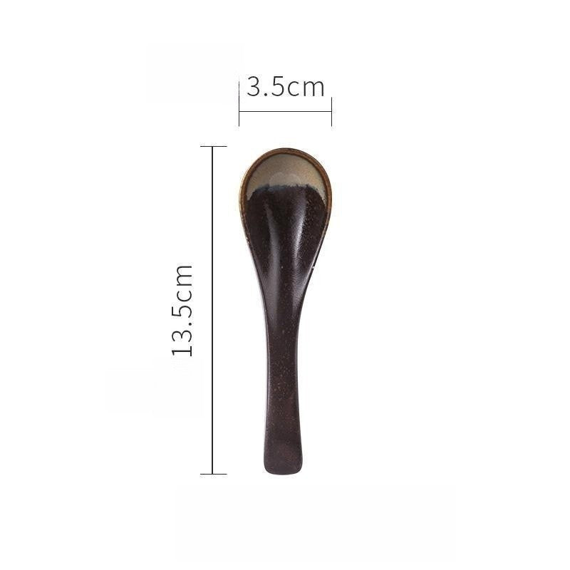 Japanese-style Creative Ceramic Spoon Small Kitchen Restaurant - Grand Goldman