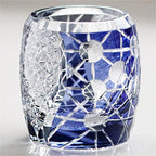 Japanese-style Edo Cut Hand Carved Crystal Glass Whisky Tumbler Mild Luxury Retro - Grand Goldman