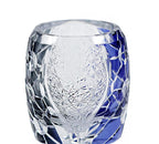 Japanese-style Edo Cut Hand Carved Crystal Glass Whisky Tumbler Mild Luxury Retro - Grand Goldman