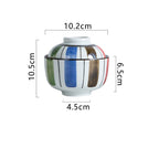Japanese-style Pot-stewed Bowl With Ceramic Hand-painted Lid - Grand Goldman