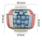 Japanese-style Pot-stewed Bowl With Ceramic Hand-painted Lid - Grand Goldman