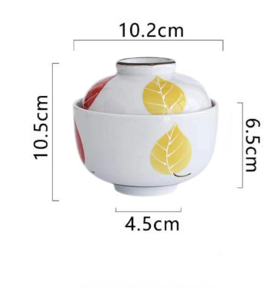 Japanese-style Pot-stewed Bowl With Ceramic Hand-painted Lid - Grand Goldman