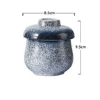 Japanese-style Small Ceramic Pot Steamed Egg Bowl With Lid - Grand Goldman