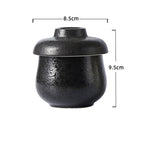 Japanese-style Small Ceramic Pot Steamed Egg Bowl With Lid - Grand Goldman