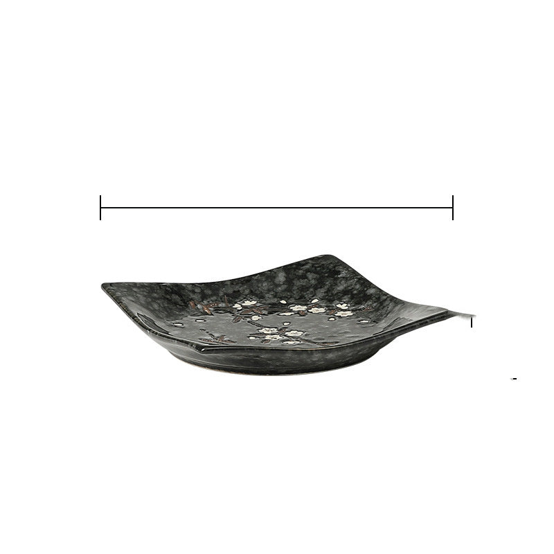 Japanese-style Tableware Plate Steak Plate Dinner Plate Flat Plate - Grand Goldman