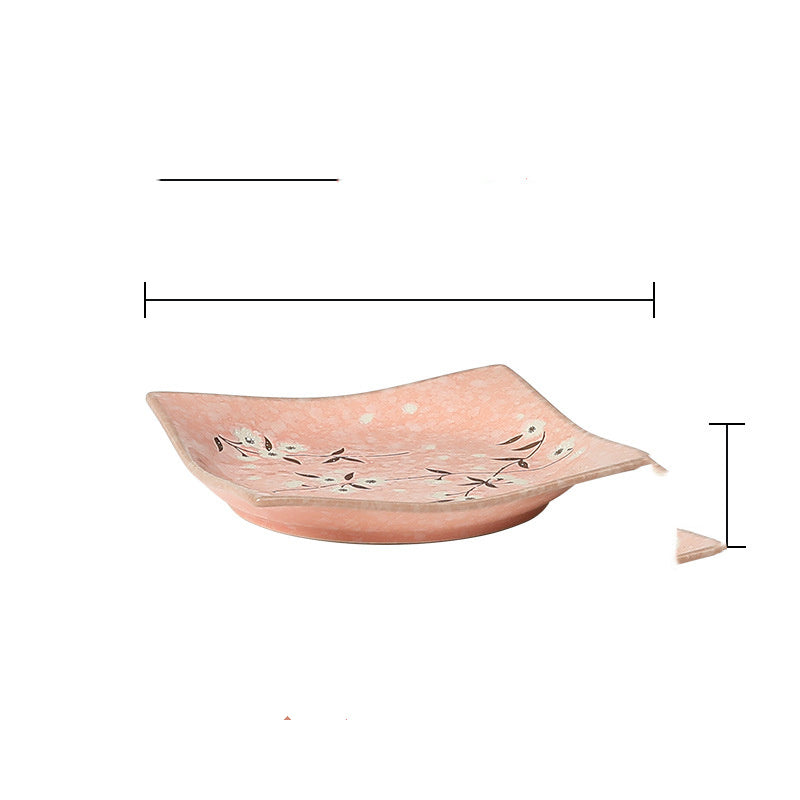 Japanese-style Tableware Plate Steak Plate Dinner Plate Flat Plate - Grand Goldman