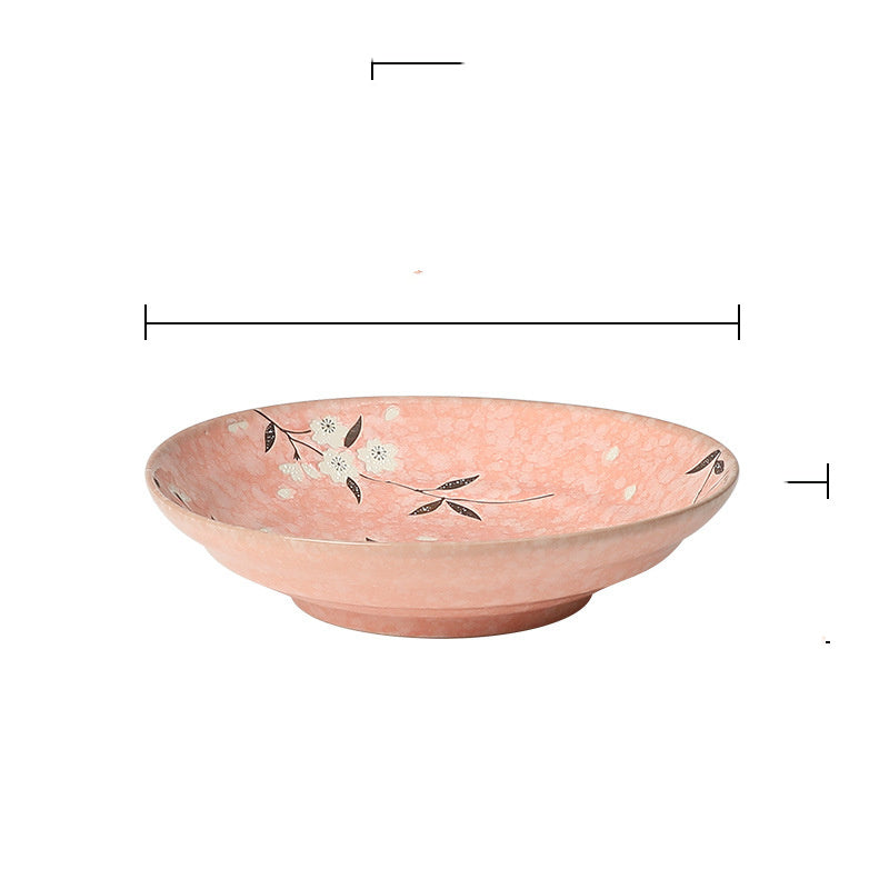 Japanese-style Tableware Plate Steak Plate Dinner Plate Flat Plate - Grand Goldman