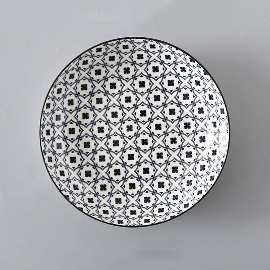 Japanese tableware ceramic plate - Grand Goldman