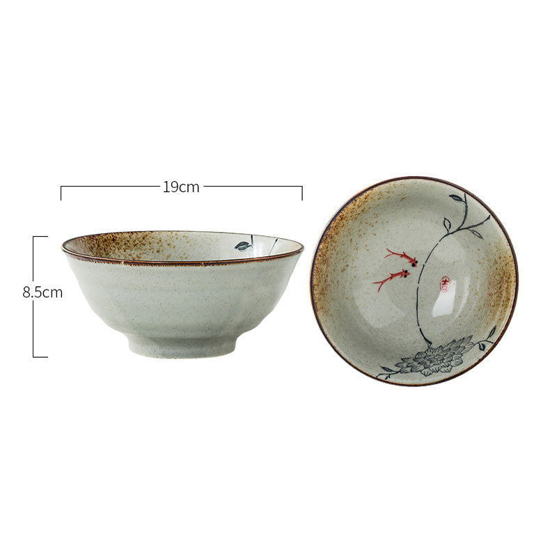Japanese Ceramic Bowl Commercial Large Ramen - Grand Goldman