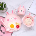 Japanese Ceramic Children's Dinner Plate Bowl Set Creative - Grand Goldman