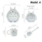 Japanese Ceramic Children's Dinner Plate Bowl Set Creative - Grand Goldman