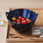 Japanese Ceramic Creative Binaural Noodle Soup Trumpet Bowl - Grand Goldman