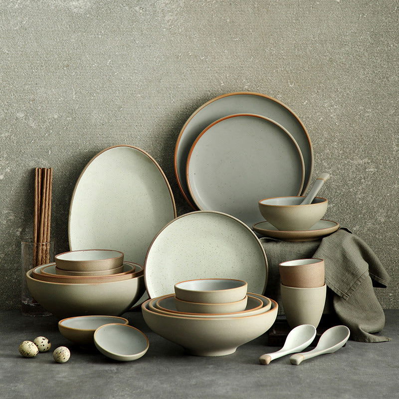 Japanese Ceramic Plate, Dish Plate And Tableware Set - Grand Goldman