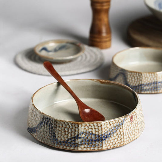 Japanese Ceramic Rice Bowl Household Tableware Creative Personality - Grand Goldman