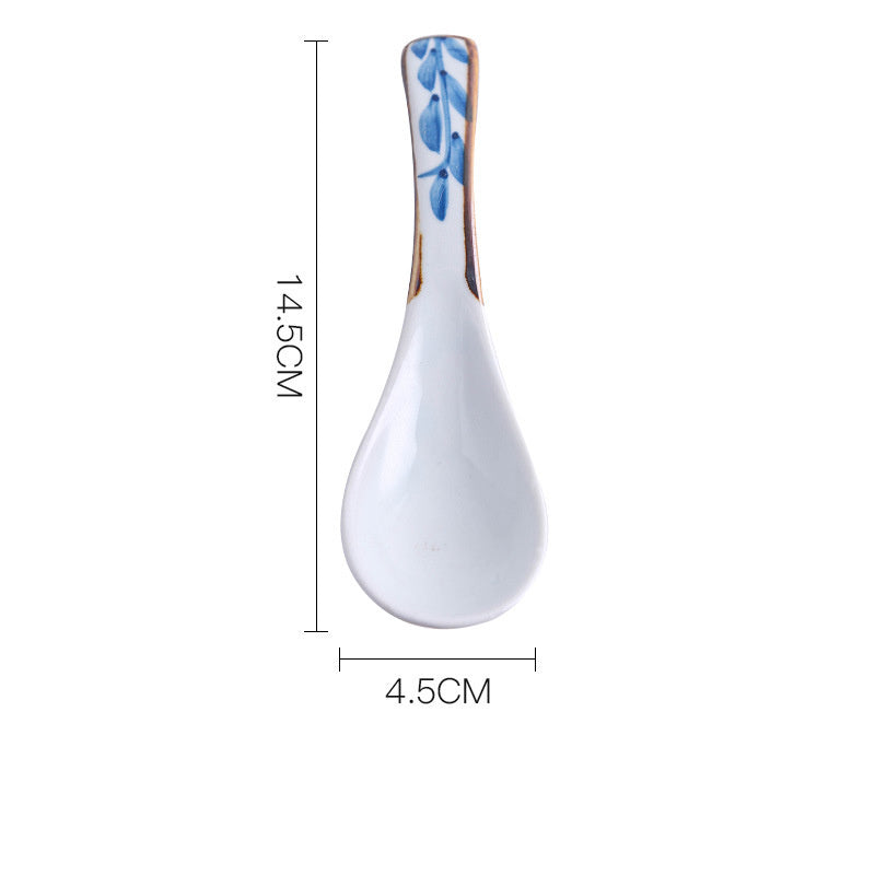 Japanese Creative Simple Ceramic Spoon Tableware - Grand Goldman