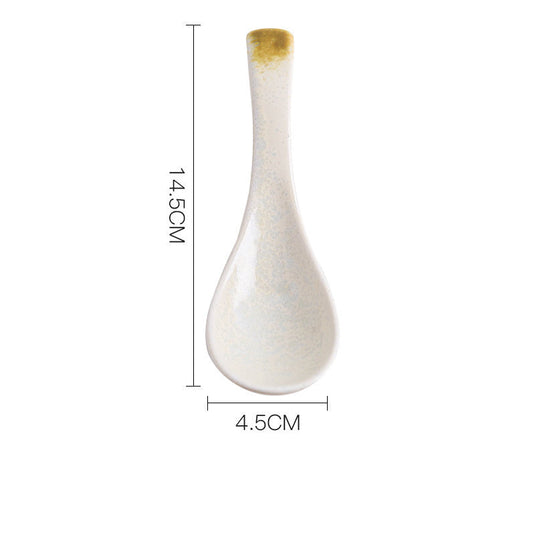 Japanese Creative Simple Ceramic Spoon Tableware - Grand Goldman