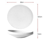 Japanese Creative Thick-sided Ceramic Plate Restaurant Hotel - Grand Goldman